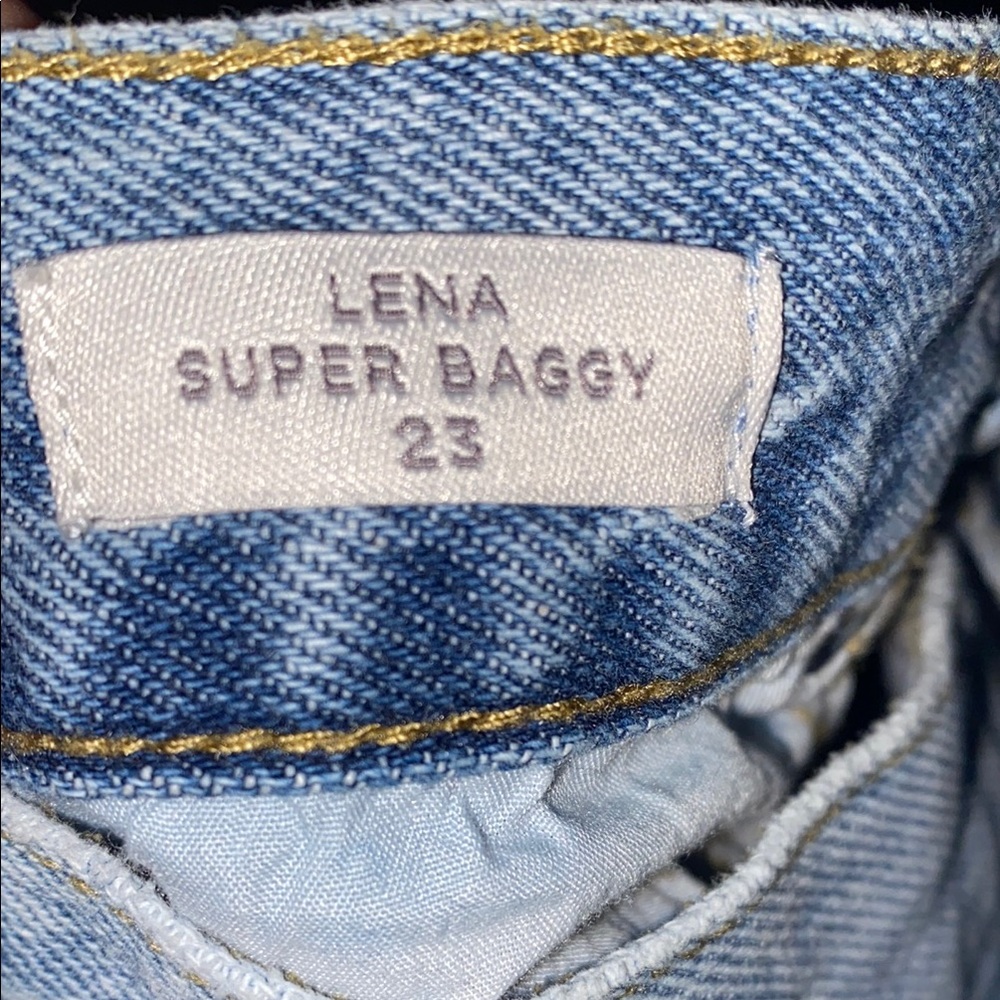 PacSun High Rise Super Baggy Jeans - Blue